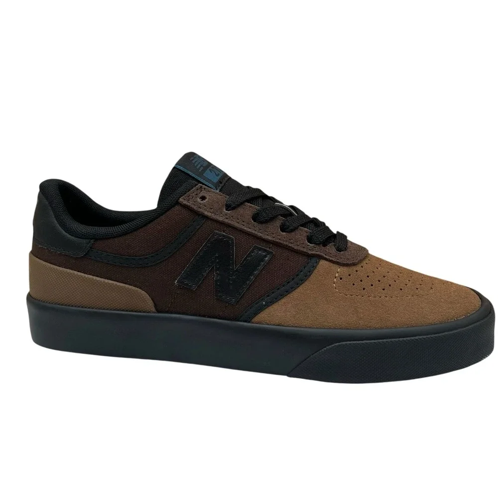 New Balance Mens S224 Numeric Suede Skate Lifestyle Sneakers Size 4 Brown